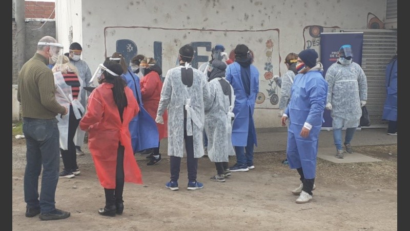 El Plan Detectar en barrio Las Flores. 