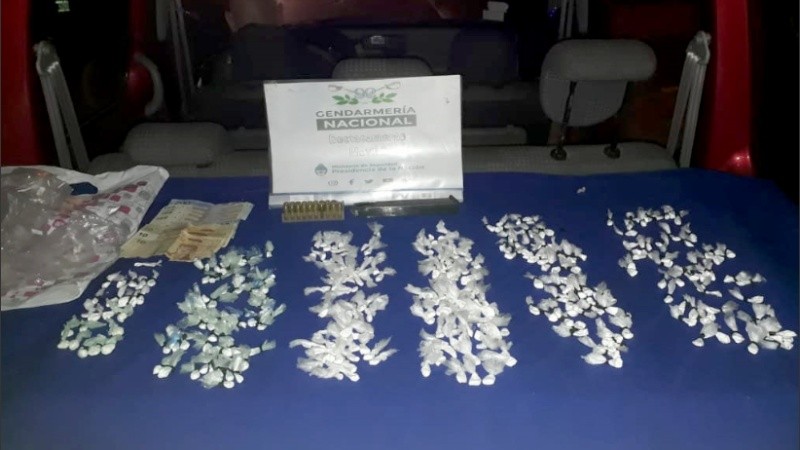 La droga secuestrada en el procedimiento.