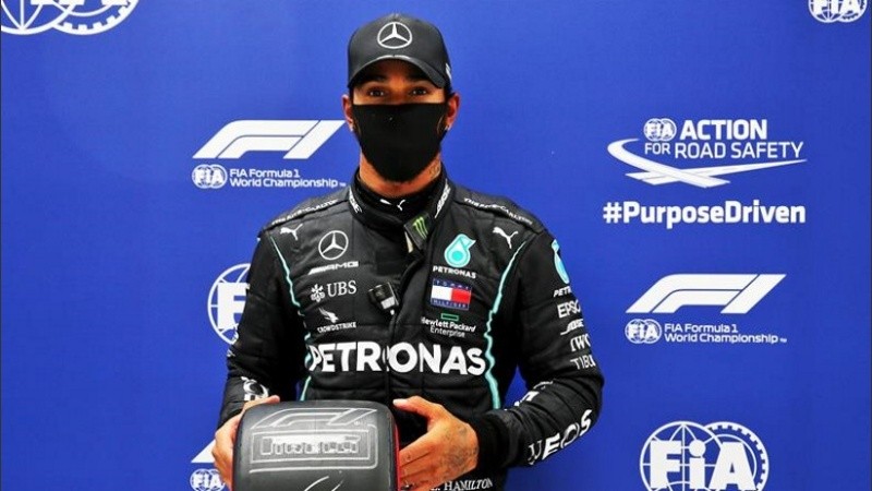 El séxtuple campeón de la Fórmula 1, el británico Lewis Hamilton.