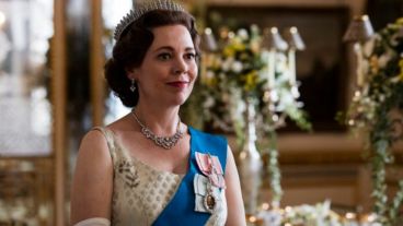 La actriz británica Olivia Colman, en su interpretación de Isabel II.
