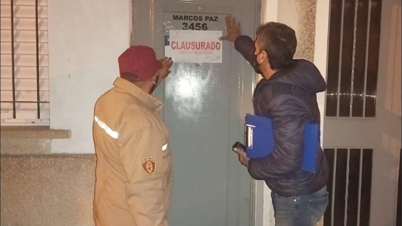 En Marcos Paz al 3400, sin habilitación ni protocolo sanitario.