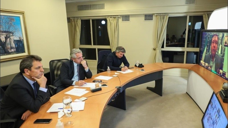 El encuentro fue por videoconferencia.