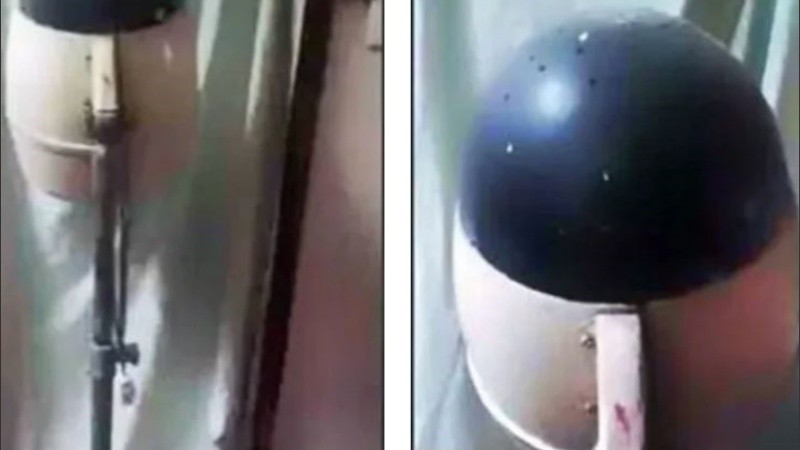 La mujer borró rápidamente la foto pero ya era tarde.