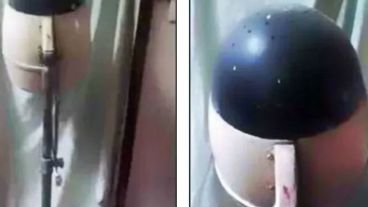 La mujer borró rápidamente la foto pero ya era tarde.