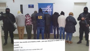 Alegre fue imputada este martes junto al resto de los miembros de la banda.