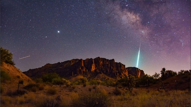 Estas lluvias de meteoros podrán ser visibles desde cualquier lugar.