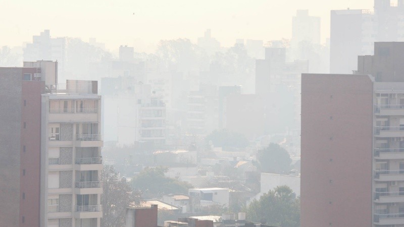 El nivel de contaminación es muy alto por estos días en Rosario. 