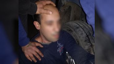 El rostro del abusador retenido por los vecinos el jueves pasado.