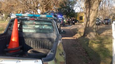El operativo realizado este sábado a la tarde en Roldán.