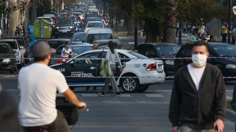 Con el buen tiempo, muchos se volcaron a los parques pero menos comprimidos.