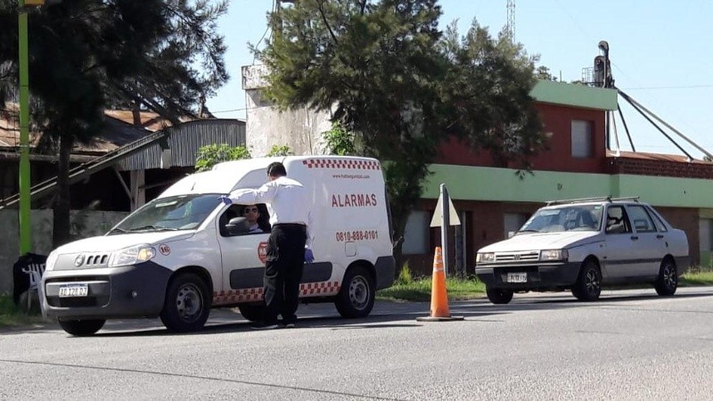 Hay un solo acceso habilitado a Zavalla por prevención. 