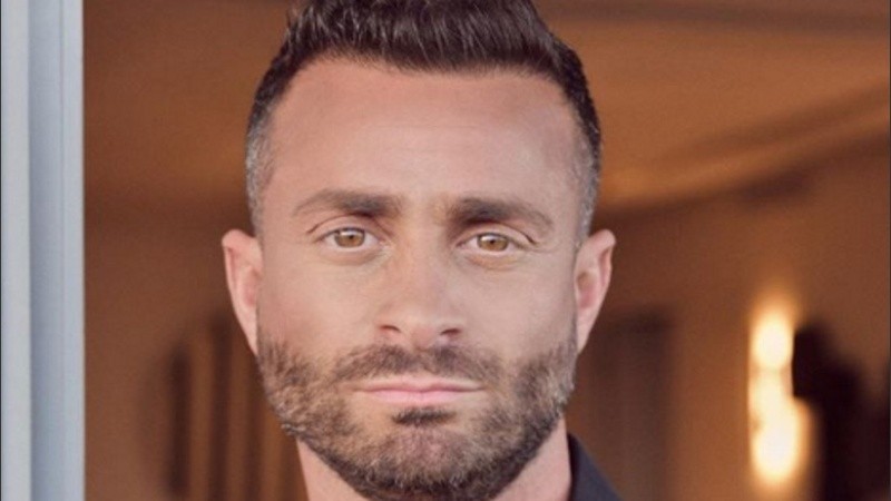 Baclini fue fotografiado en Rosario. 