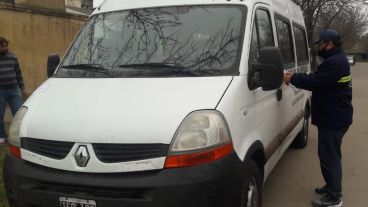 Más controles para detectar transportes sin habilitación.