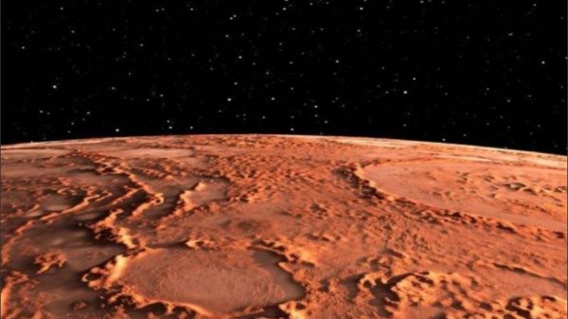 La sonda china se posará en el suelo marciano en febrero de 2021.