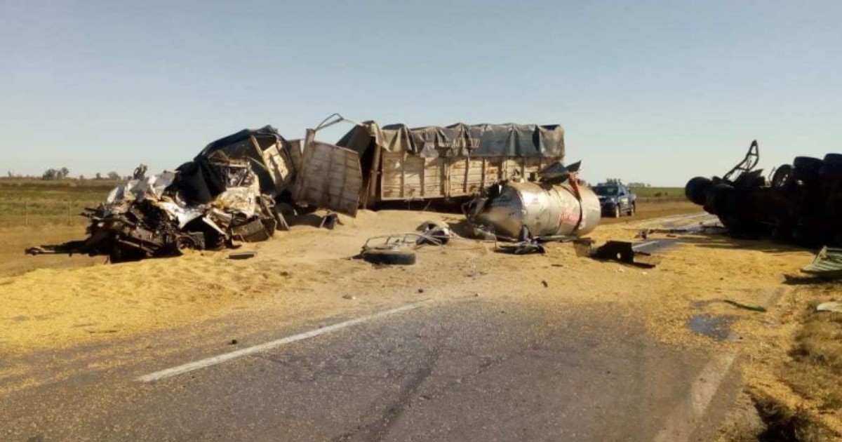 Un muerto tras un choque entre tres camiones en la ruta 34 | Rosario3