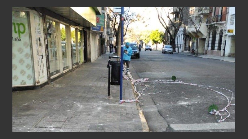 El panorama de este sábado por la mañana en Mitre y Pellegrini. 