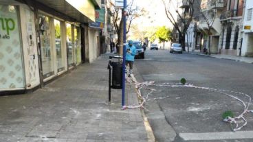 El panorama de este sábado por la mañana en Mitre y Pellegrini.