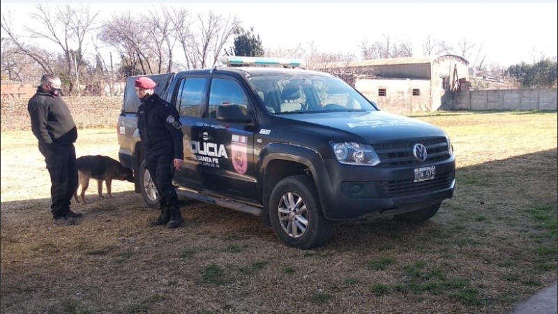 La Policía tuvo un intenso despliegue todo el fin de semana en el pueblo.