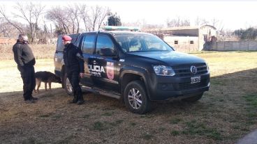 La Policía tuvo un intenso despliegue todo el fin de semana en el pueblo.