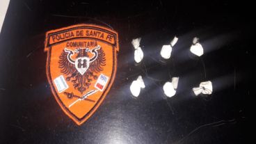 Las bolsitas que le encontraron a Iván.