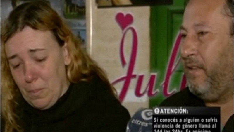 Los papás de Julieta recordaron con profundo dolor cómo perdieron a su hija