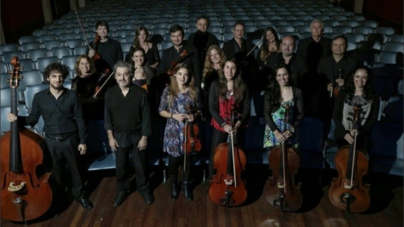 La Orquesta de Cámara Municipal de Rosario.
