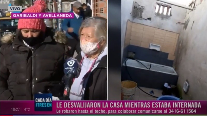 Una mujer de 74 años regresó a su casa después de dos meses y la encontró vacía
