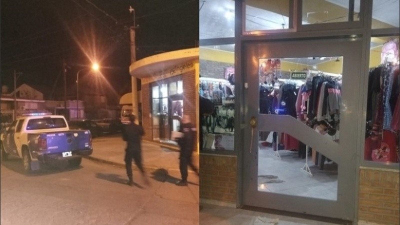 El local de Capitán Bermúdez asaltado el 27 de julio pasado. 