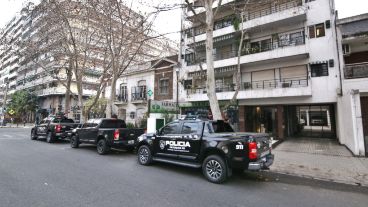 El operativo de este viernes en Oroño al 1200.