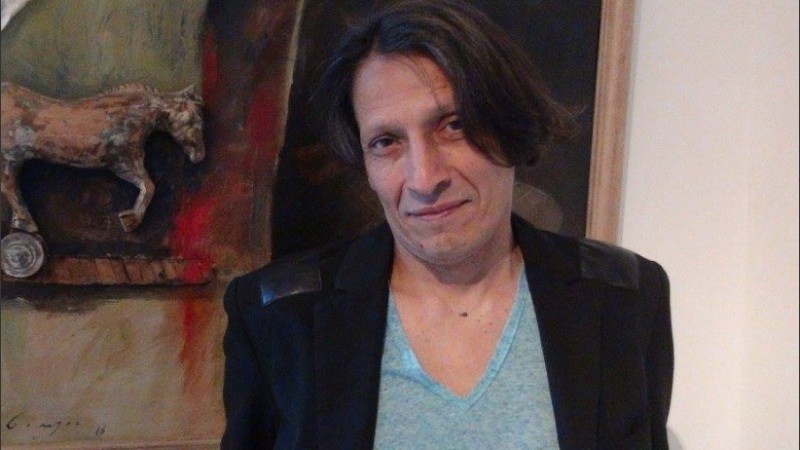 El pintor e ilustrador rosarino Raúl Negro Gómez.