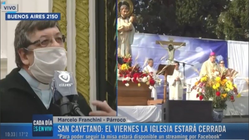 Los fieles no podrán asistir a la tradicional misa el 7 de agosto 