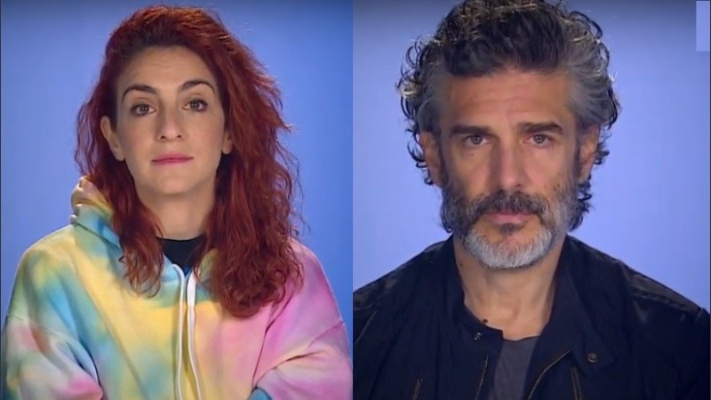 Julieta Zylberberg y Leonardo Sbaraglia.