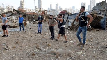 Escenas desgarradoras desde la zona portuaria donde fue el estallido.