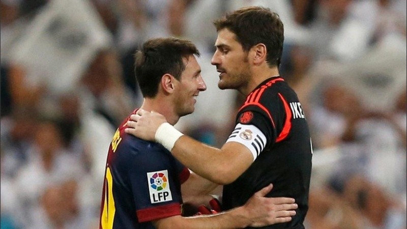 Iker y Lionel, en uno de los tantos cruces clásicos de España.
