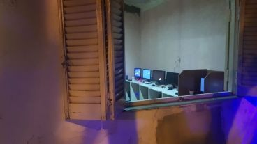 El casino clandestino desbaratado.