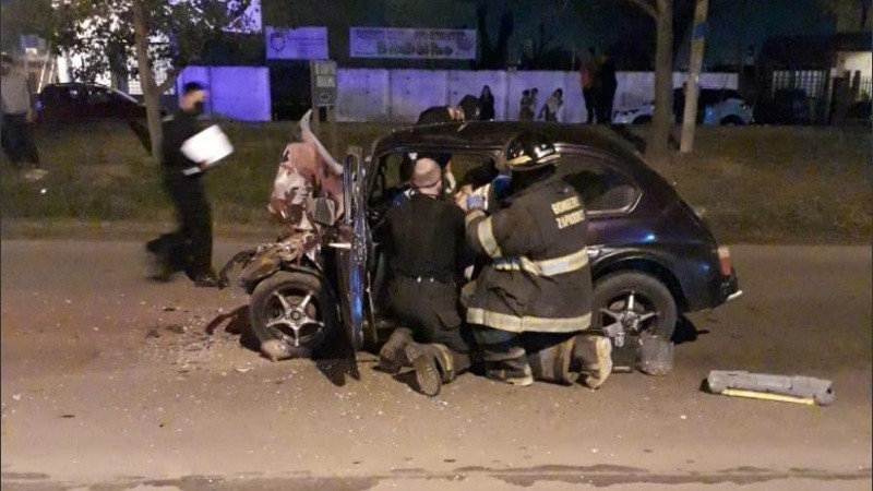 Así quedó el Fiat 600.