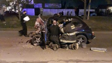 Así quedó el Fiat 600.