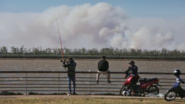 Tras la lluvias de la semana pasada, volvieron las quemas de pastizales.