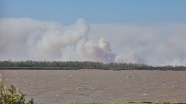 Tras la lluvias de la semana pasada, volvieron las quemas de pastizales.