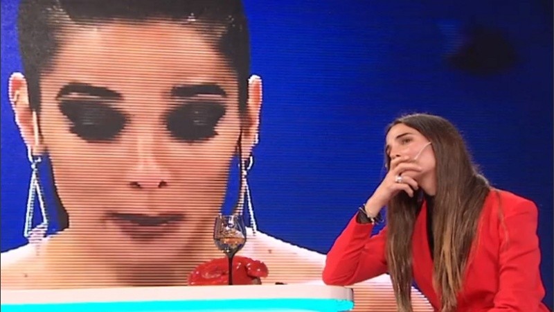 Juana Viale de visita a TN Verdad consecuencia.