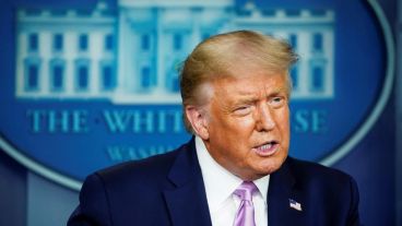 El mandatario norteamericano habló de la vacuna de su país.