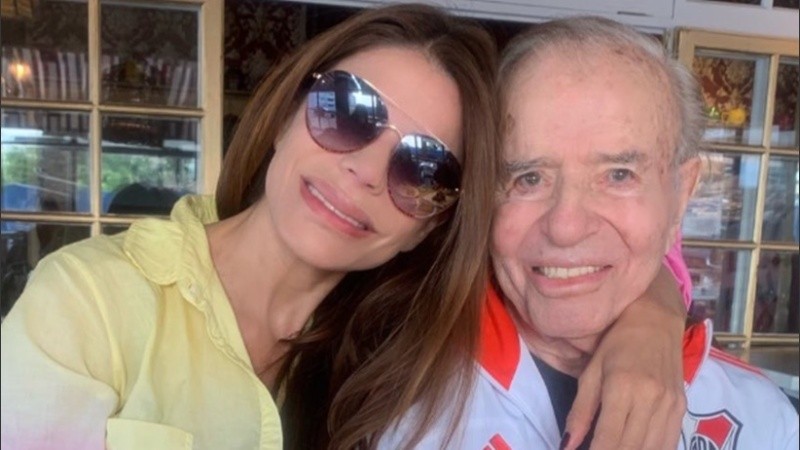 Menem celebró los 90 años junto a su hija.