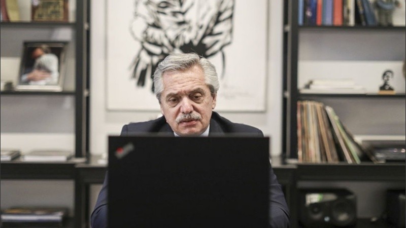 El presidente Alberto Fernandez le agradeció a Putin por la vacuna contra el coronavirus