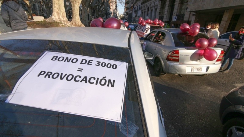 Multitudinaria marcha este jueves.