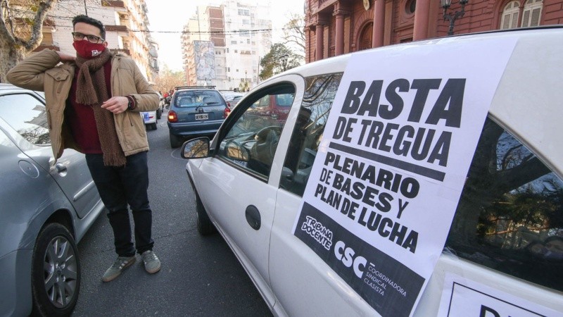 Multitudinaria marcha este jueves.