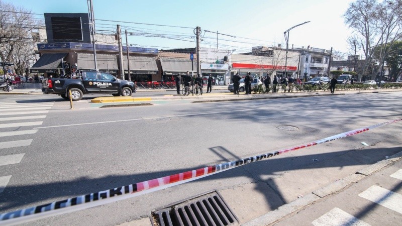 Fortísimo operativo policial en la zona sur de Rosario por el raid delictivo. 