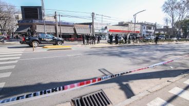 Fortísimo operativo policial en la zona sur de Rosario por el raid delictivo.