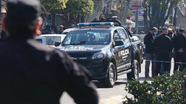 Fortísimo operativo policial en la zona sur de Rosario por el raid delictivo.