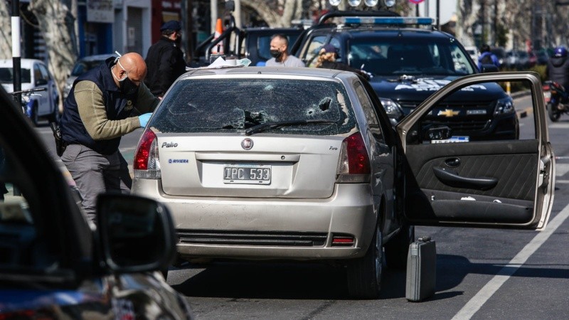 Fortísimo operativo policial en la zona sur de Rosario por el raid delictivo. 