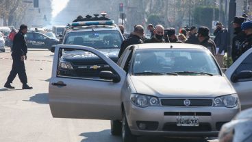 Fortísimo operativo policial en la zona sur de Rosario por el raid delictivo.